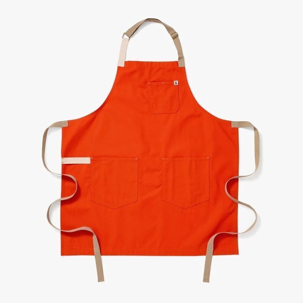 Hadley & Bennett Orange Essential Apron